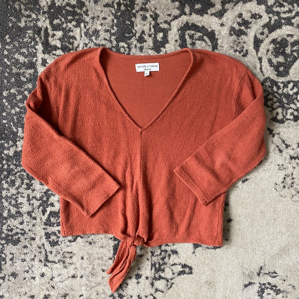 Texture and Thread Madewell Quarter sleeve XXS